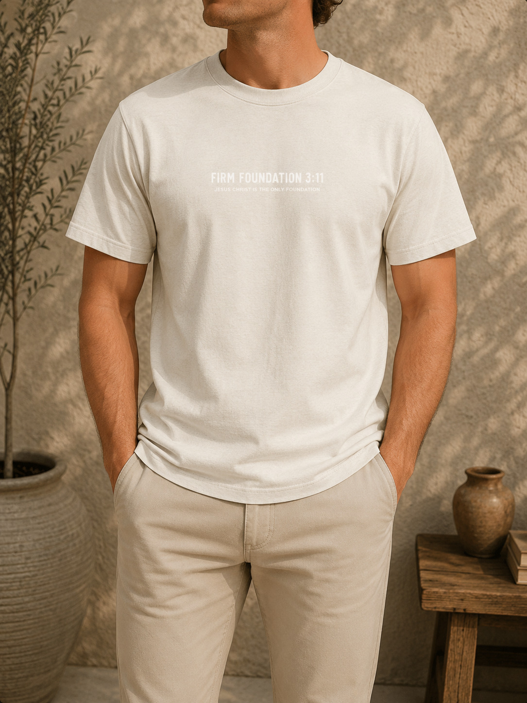 "Jesus Foundation" T-Shirt by Firm Foundation 3:11