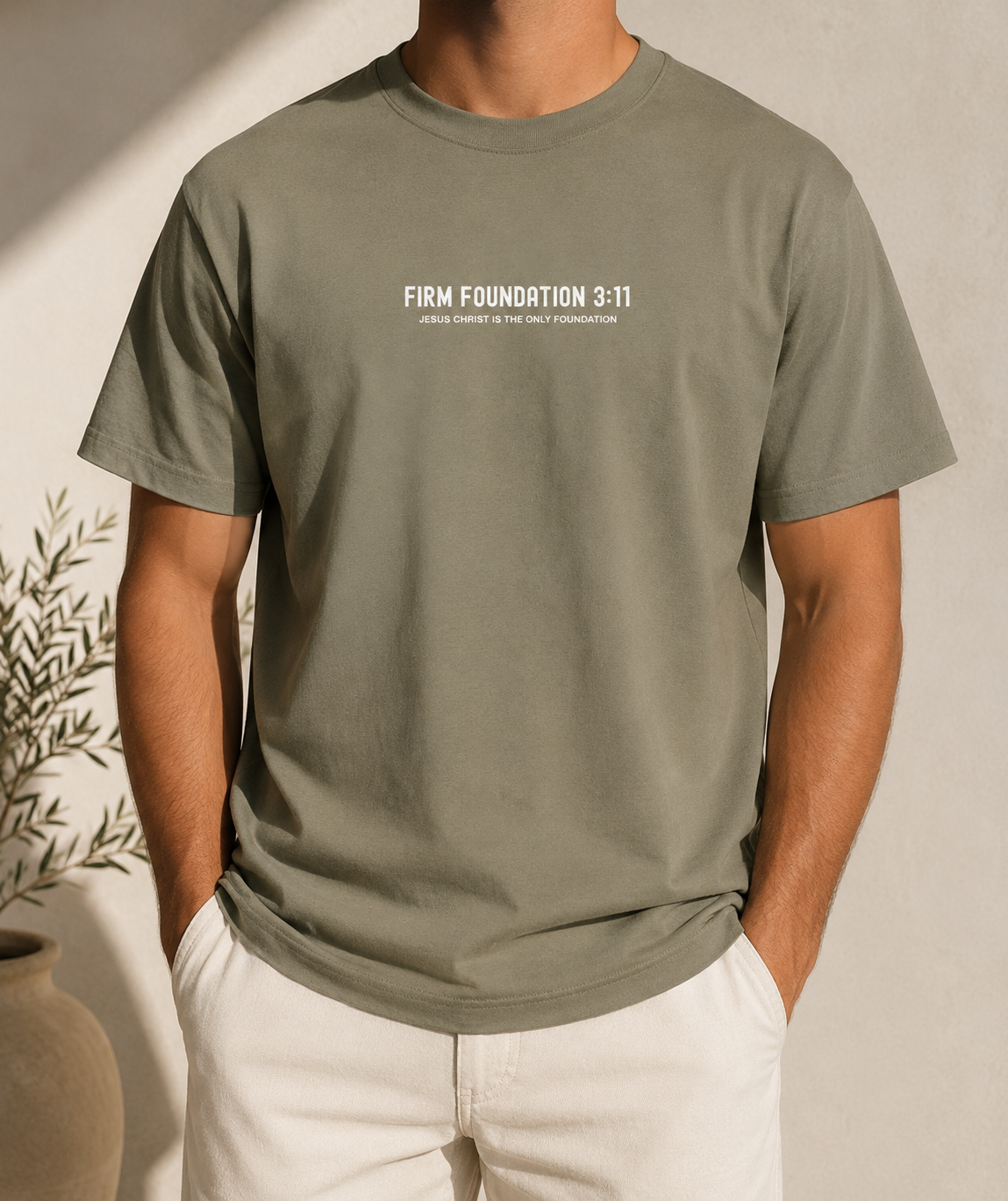 "The Foundation" T-Shirt by Firm Foundation 3:11