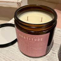 "Gratitude" Prayer Candle - Firm Foundation 3:11