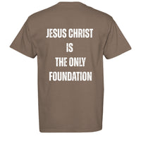 "Jesus Foundation" T-Shirt by Firm Foundation 3:11 - Firm Foundation 3:11
