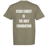"Jesus Foundation" T-Shirt by Firm Foundation 3:11 - Firm Foundation 3:11
