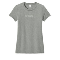 Ladies Crew "Jesus Christ is the Only Foundation" T-Shirt - Firm Foundation 3:11