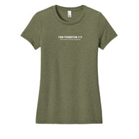 Ladies Crew "Jesus Christ is the Only Foundation" T-Shirt - Firm Foundation 3:11