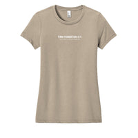 Ladies Crew "Jesus Christ is the Only Foundation" T-Shirt - Firm Foundation 3:11