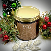 "Peace" Prayer Candle - Hand Poured Premium Soy Wax - Firm Foundation 3:11