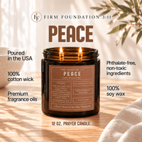 Peace Prayer Candle | Milk & Honey - Firm Foundation 3:11
