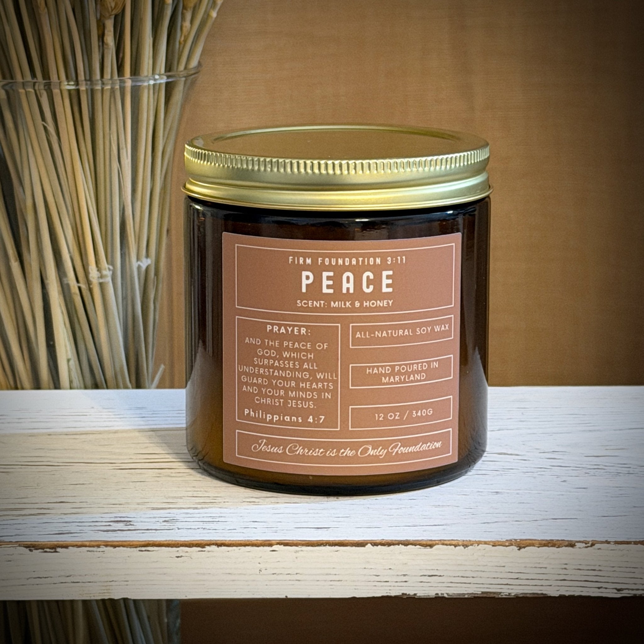 Promise Collection - Hand Poured Premium Soy Wax - Firm Foundation 3:11