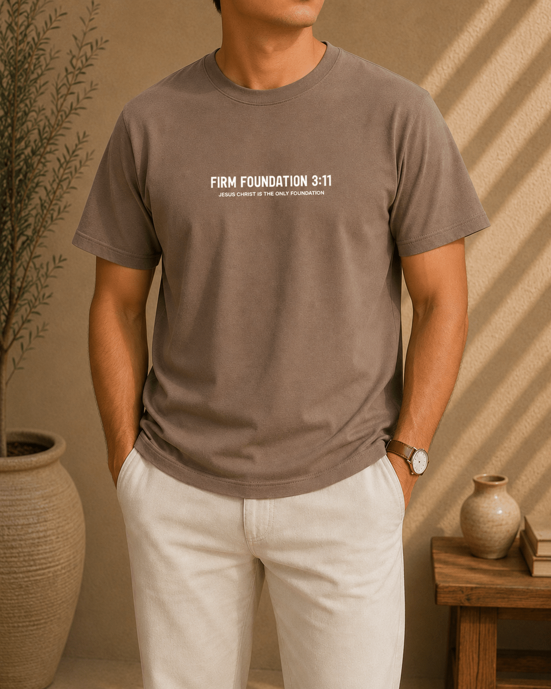 "The Foundation" T-Shirt by Firm Foundation 3:11 - Firm Foundation 3:11