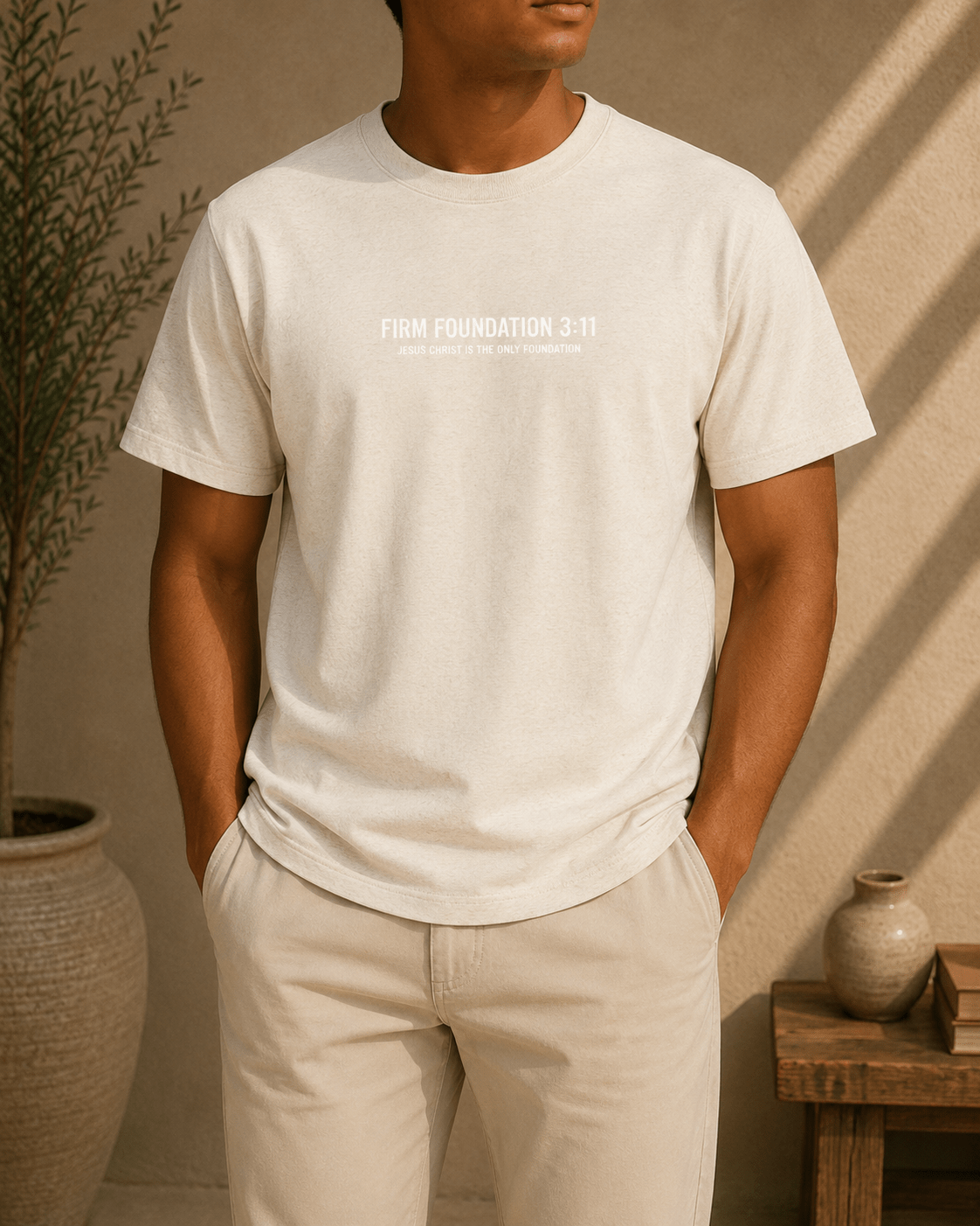 "The Foundation" T-Shirt by Firm Foundation 3:11 - Firm Foundation 3:11