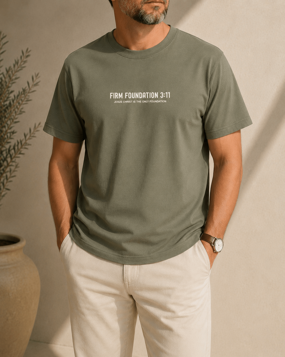 "The Foundation" T-Shirt by Firm Foundation 3:11 - Firm Foundation 3:11